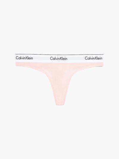 Calvin Klein Underwear HU987587 | Calvin Klein Modern Cotton Női Tanga Rózsaszín